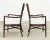 Wood Set of Four Barbara Barry Rattan Script Dining Chairs For Sale - Image 7 of 18
