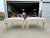 Cream Pair of French Louis XVI Style Benches For Sale - Image 8 of 12