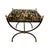 Neoclassical Upholstered Curule Bench For Sale - Image 6 of 6