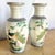 Chinese Vintage Chinese Hand Painted Porcelain Vases - A Pair For Sale - Image 3 of 9