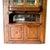 Art Nouveau Oak & Leaded Beveled Glass Bar-Back C1910 For Sale - Image 4 of 14