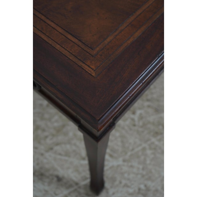 Theodore Alexander 2 Drawer Mahogany Coffee Table For Sale - Image 12 of 18