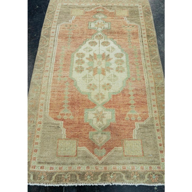 Turkish Mini Rug Oriental Hand Knotted Vintage Rug 1'9" x 2'10" #20726 Explore a curated collection of hallway runners,...
