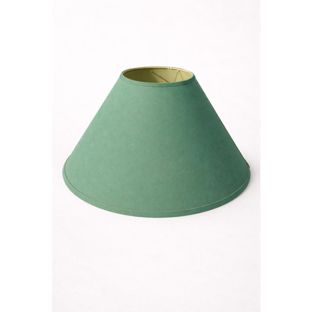 Mid-Century Modern Vintage Solid Brass Table Lamp With Turned Column and Original Patina, 35” For Sale - Image 3 of 5