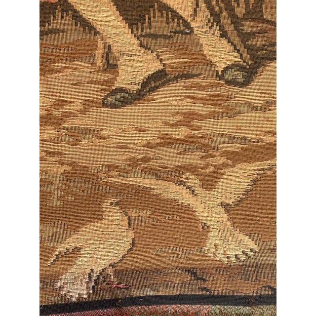 Vintage Aubusson Jacquard Tapestry, 1960s For Sale - Image 13 of 18