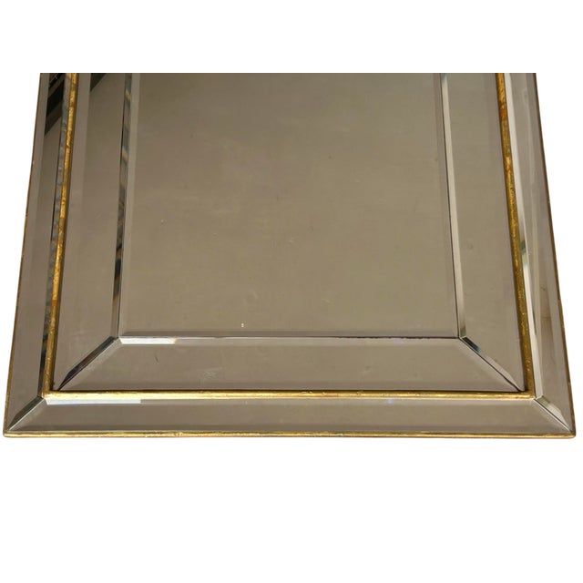 Italian Arched Wall Glass Mirror, 1980s For Sale - Image 4 of 11