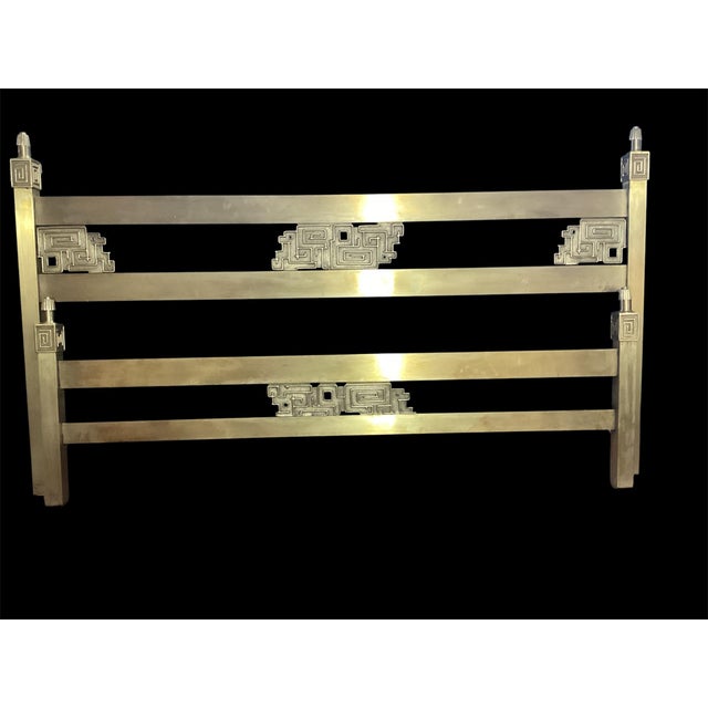Bronze and Brass Double Bed attributed to Frigerio Desio, Italy, 1970s For Sale - Image 14 of 14
