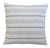 French Woven Tan Taupe Striped Beachy Double Sided Feather/Down Pillow For Sale - Image 3 of 5