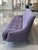 1960s Danish Modern Sofa in Lavender Linen For Sale In New York - Image 6 of 14