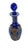 Bohemian Overlay Glass Perfume Bottle For Sale - Image 6 of 10