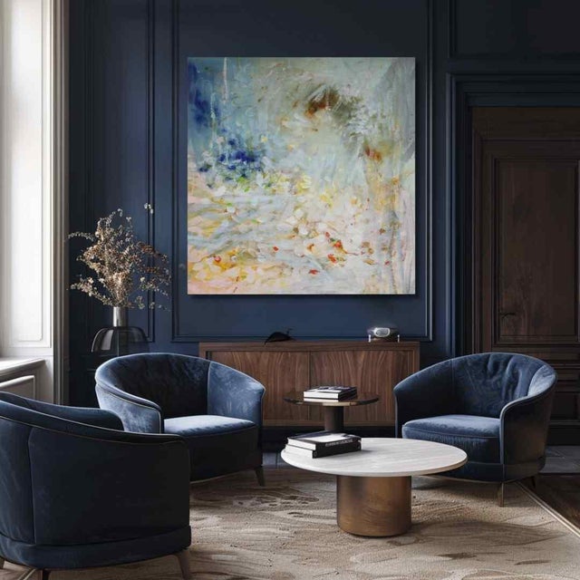 Contemporary "Jack Grew Only Beans That Glowed" Original Contemporary Abstract Painting by Mel Rea For Sale - Image 3 of 3