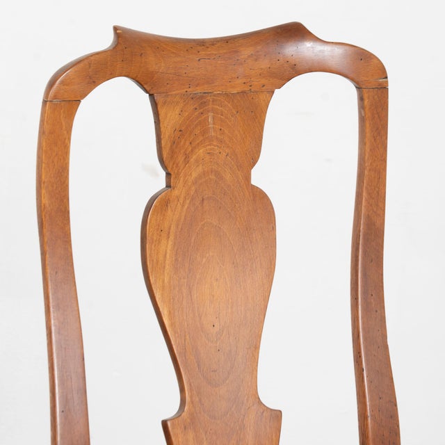 Rococo Pair, Late 18th Century Danish Oak Rococo Side Chairs For Sale - Image 3 of 11