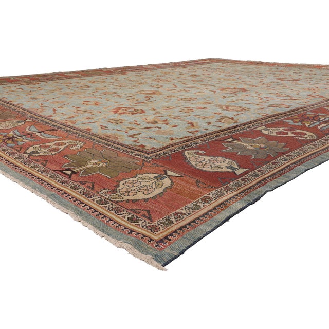 79710 Antique Persian Sultanabad Rug, 15'05 x 20'00. The Celestial Orchard: A Late 19th Century Persian Sultanabad...