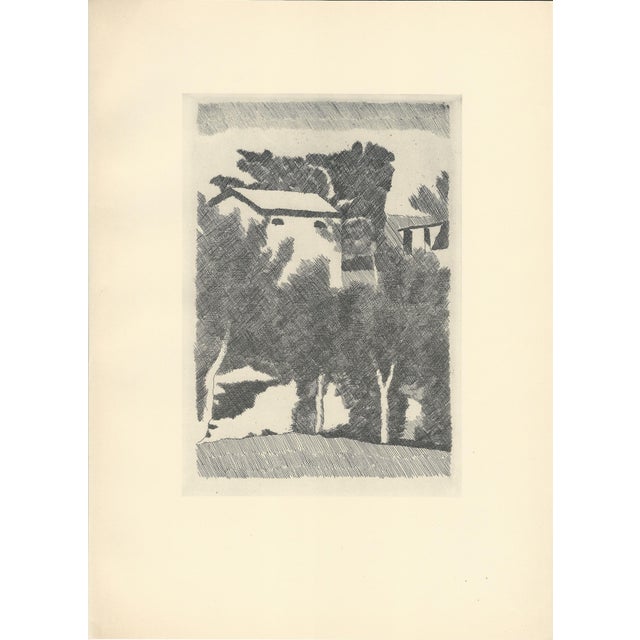 Giorgio Morandi, Landscape with Three Trees, 1933-1957, Lithograph For Sale - Image 7 of 7