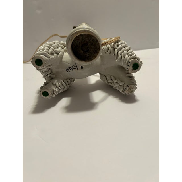 Metal 1950s Spaghetti Poodle Dog Lamp For Sale - Image 7 of 12