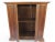 Wood Italian Walnut Two Door Cupboard with Bracket Feet. For Sale - Image 7 of 10