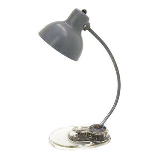 Marianne Brandt for Kandem Glass Base Table Desk Lamp For Sale