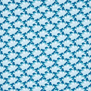 Sample - Schumacher X Cristina Buckley Gotham Swing Wallpaper in Royal
