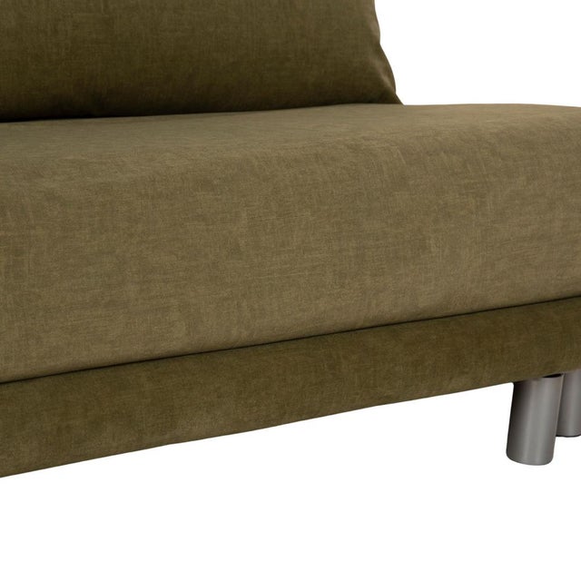 Green Multy Fabric Three-Seater Green Sofa with Manual Sleeping Function from Ligne Roset For Sale - Image 8 of 12