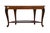 Wood American Drew Bob Mackie Home Classics Traditional Style 60" Demilune Accent Sofa Table W. Glass Top 583-927 For Sale - Image 7 of 9