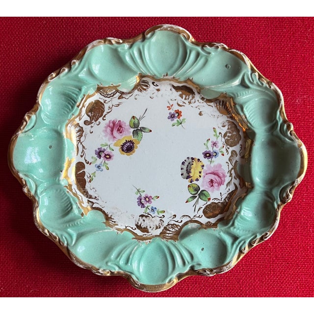 Rococo Antique Early 19th Century English George III Mason's Patent Ironstone China Small Rococo Platters or Plates Circa 1815 - A Pair For Sale - Image 3 of 11