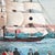 Original Folk Art Harbor Painting by Bk Porter, Signed by Artist 1995 For Sale In Boston - Image 6 of 13