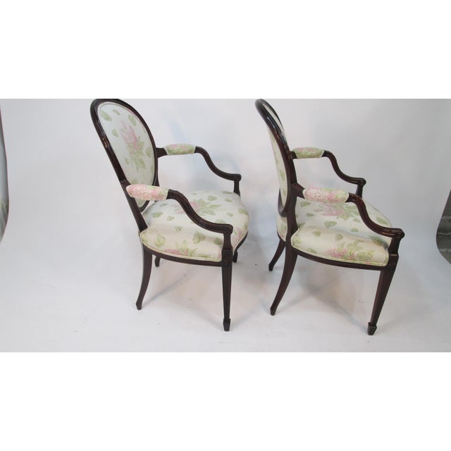 1940s 1940s Matched Pair of Armchairs Attributed to Joseph Gerte of Boston For Sale - Image 5 of 11