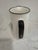 White Vintage White Jug / Pitcher With a Sheep on Both Sides With Black Trim From England For Sale - Image 8 of 9