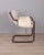 Bauhaus Vintage Scandinavian Metal and Fabric Armchair, 1970s For Sale - Image 3 of 10