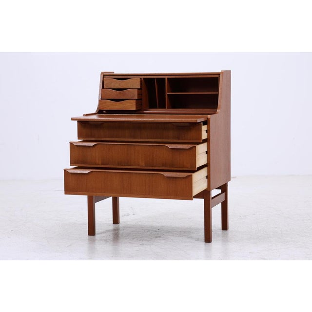 1960s Vintage Teak Secretary, 1960s For Sale - Image 5 of 18