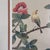1970s Hand-painted silk panels Chinoiserie birds and flowering branches w/ glare-free glass stamped signed - Set of 2 Framed For Sale In Kansas City - Image 6 of 18