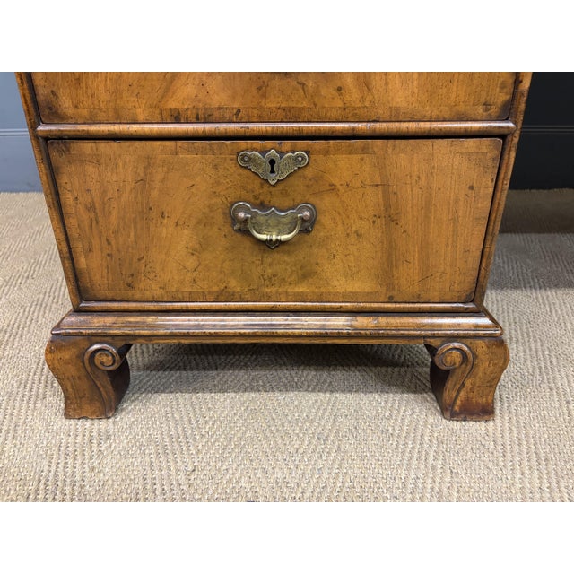 Burr Walnut Partners Pedestal Desk from Maple & Co., 1920s For Sale - Image 10 of 18
