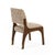 Contemporary Arches II Dining Chair in Walnut and Chenille from Insidherland For Sale - Image 3 of 13