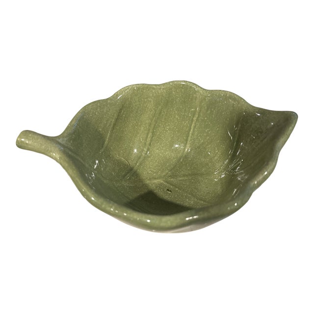 Ceramic Avocado Green Snack Bowls. ESPANA/life Style. For Sale
