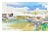 Colorful watercolor of boats in the Harbor by California artist Virginia Hughins (Virginia Brubaker DeWolf), (American,...