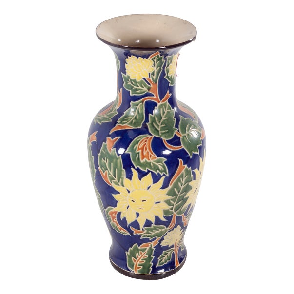 Large Danish Ceramic Vase, 1960s For Sale