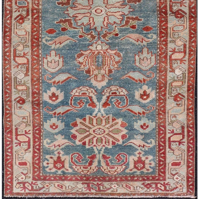 Antique 1920s Persian Hamadan Rug - 3'1" X 6'3" For Sale - Image 4 of 11