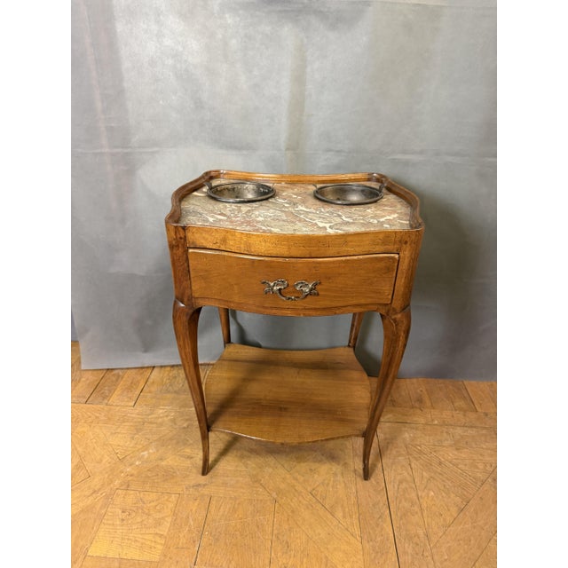 Vintage Walnut Cooler from Mailfert, 1920s For Sale - Image 6 of 6