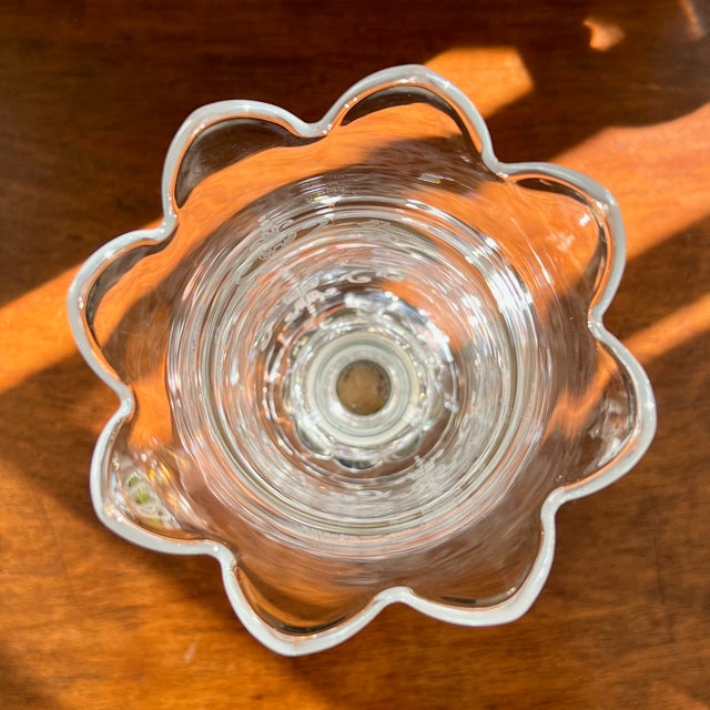 Louis XV Rococo Revivalt Crystal Hurricane Lamp from Baccarat, 1900s For Sale - Image 11 of 15