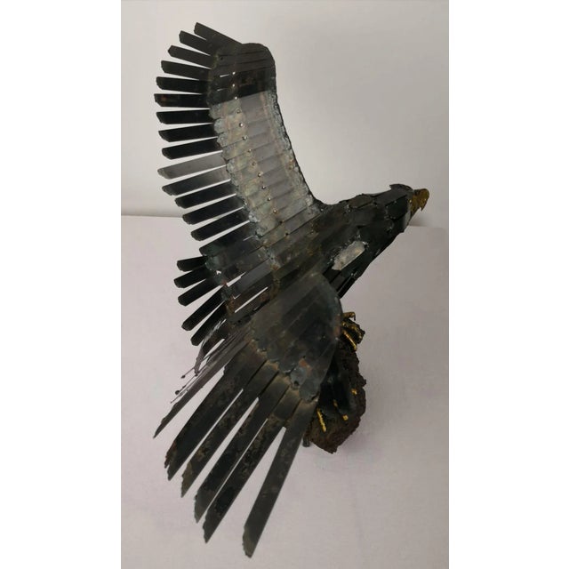 Eagle Sculpture by J. van den Heuvel For Sale - Image 6 of 9