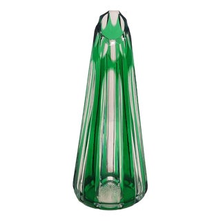 Bohemian Crystal Vase, Czech Republic, 1980s For Sale