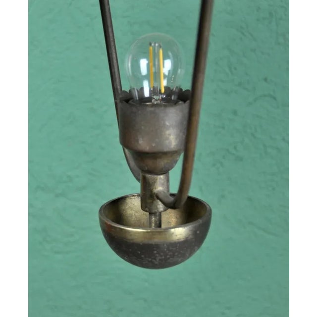 Vintage Yellow Pendant Lamp, 1970s For Sale - Image 10 of 12