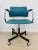 Ocean Blue Desk Chair from Kovona, 1970s For Sale - Image 9 of 9
