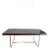B&b Italia Maxalto Athos Dining Table (Gray Oak & Chrome) by Paolo Piva (200cm) For Sale