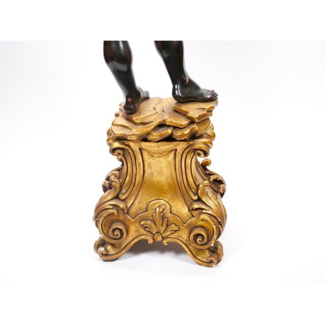 Italian Venetian-Style Blackamoor Torchiere Floor Lamp, Circa 1940's For Sale - Image 15 of 15