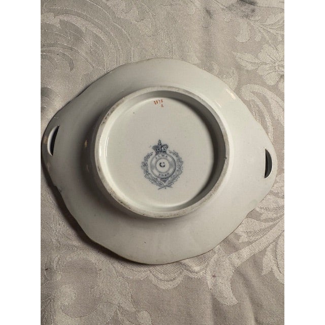 Antique Doulton (p.b.&h) Burslem Alma Salad Plate With Handles. Set of 5. For Sale - Image 9 of 10