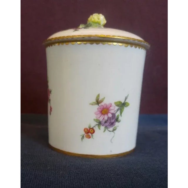 18th Century French Porcelain Jar with Cover For Sale - Image 4 of 11