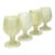 Translucent White Afghan Jade Goblets - Set of 4 For Sale
