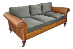 Ralph Lauren Heiress Style Leather Sofa