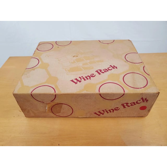 Wood New in Box Vintage Jk Adams Wooden Expandable Wine Rack System For Sale - Image 7 of 7